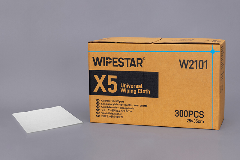 W2101 1/4折叠多用途擦拭布