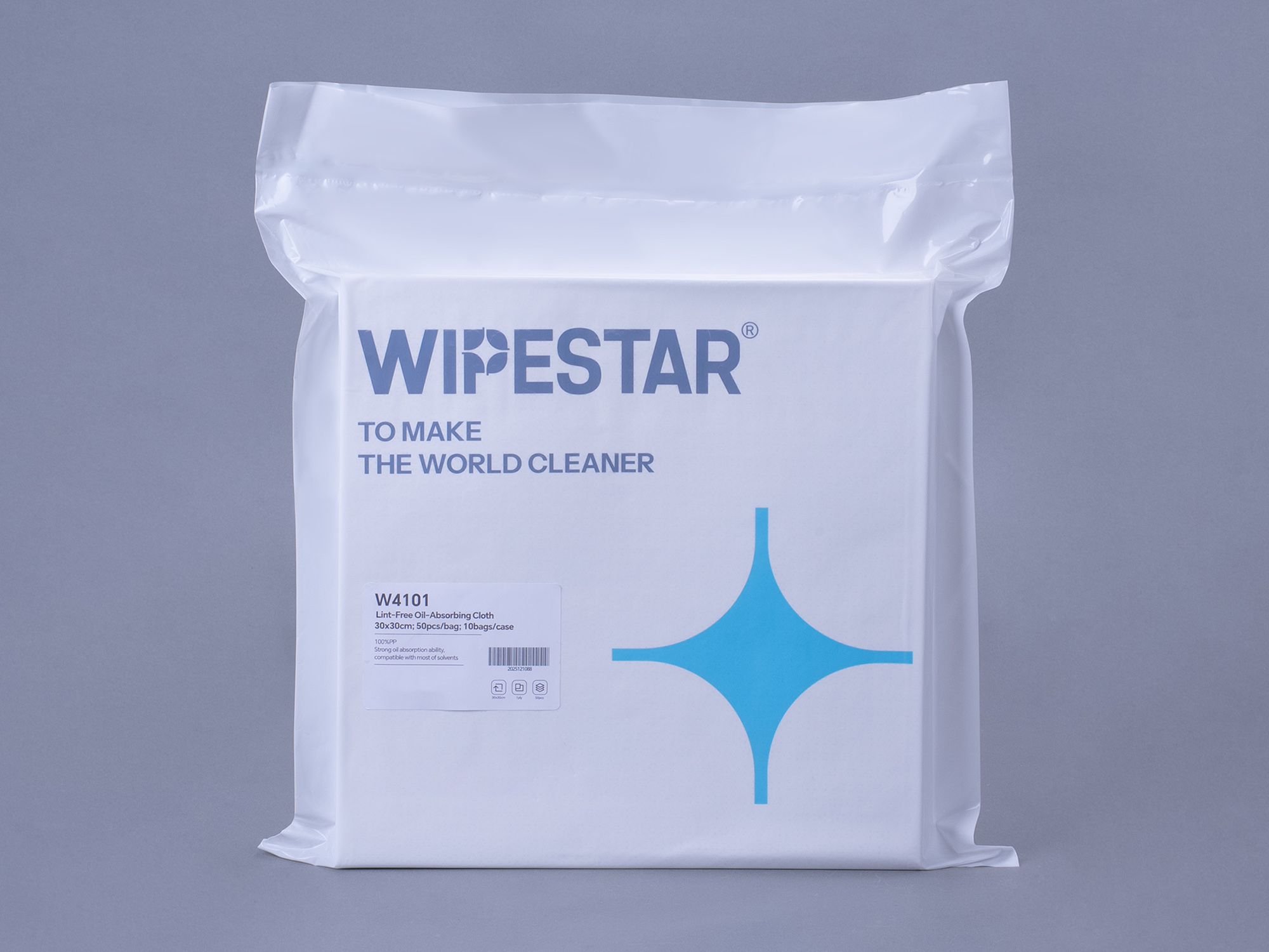 WIPESTAR® W4101无尘吸油布外带包装