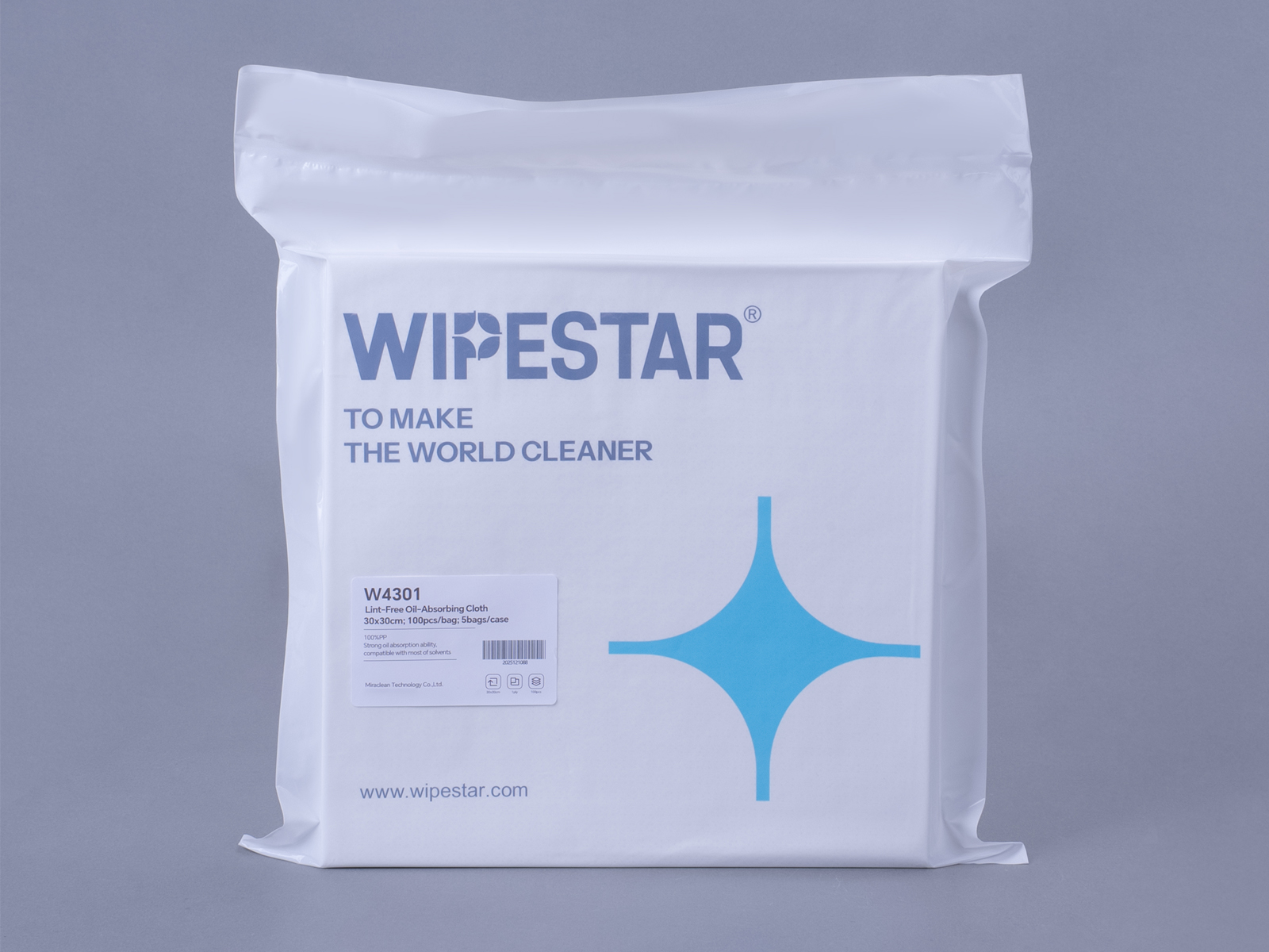 WIPESTAR® W4301无尘吸油布外袋