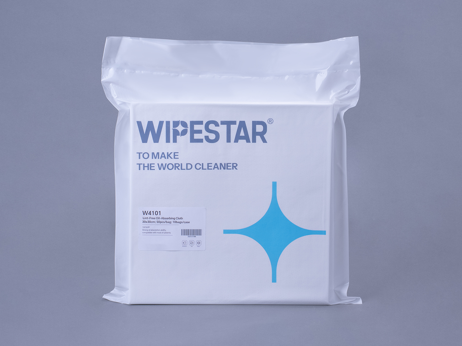 WIPESTAR® W4101无尘吸油布正面包装