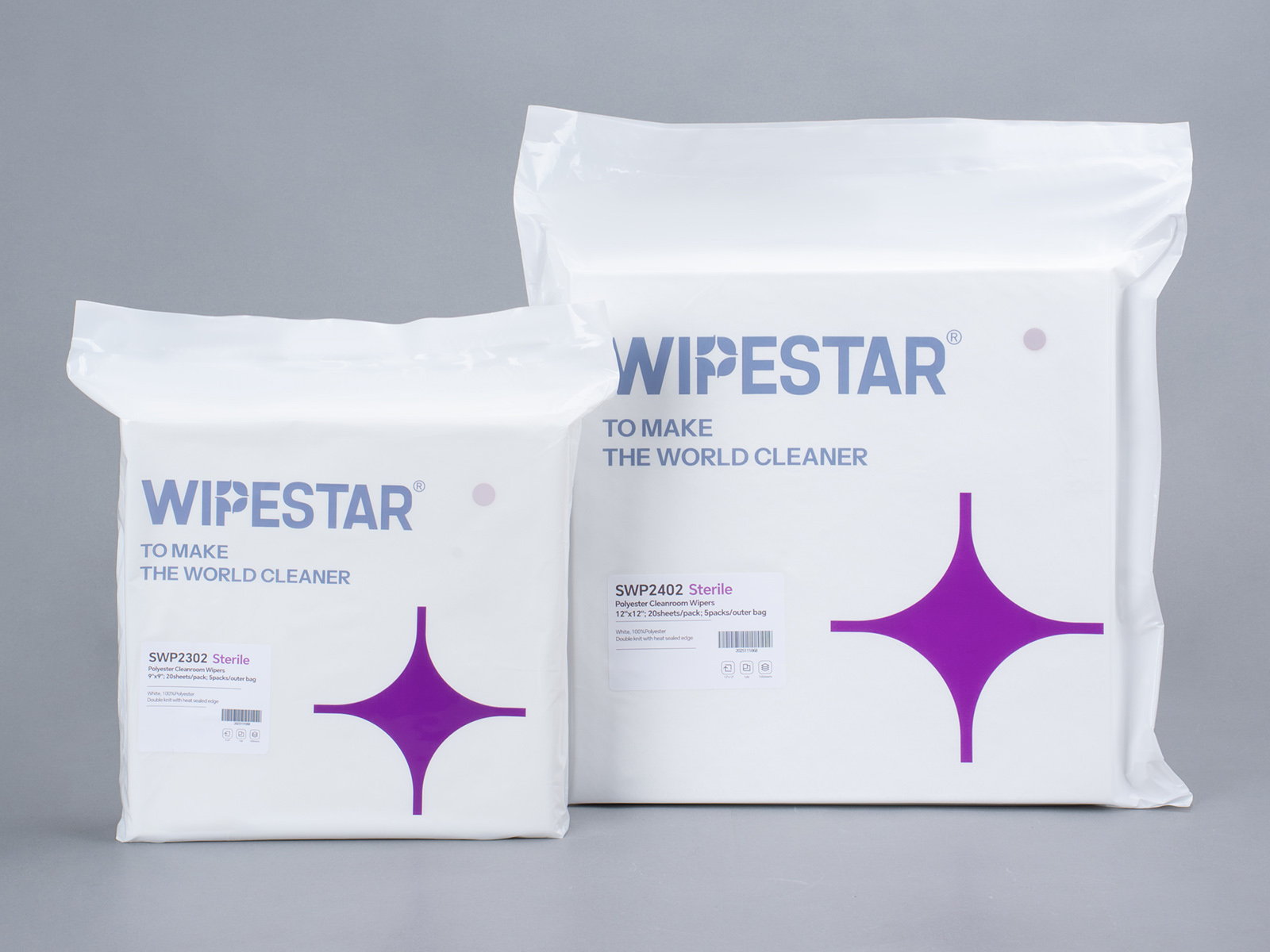 WIPESTAR® 无菌涤纶无尘布外袋