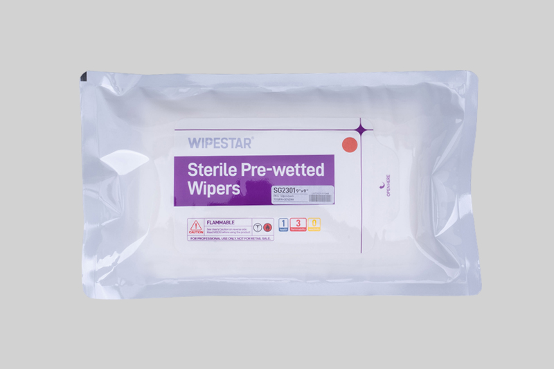 无菌木浆涤纶预湿擦拭布