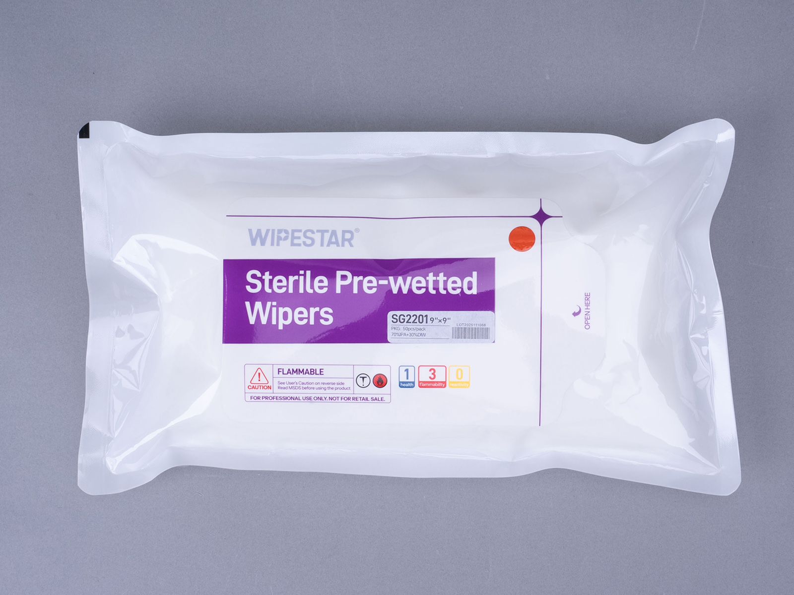 涤纶无菌预湿无尘布