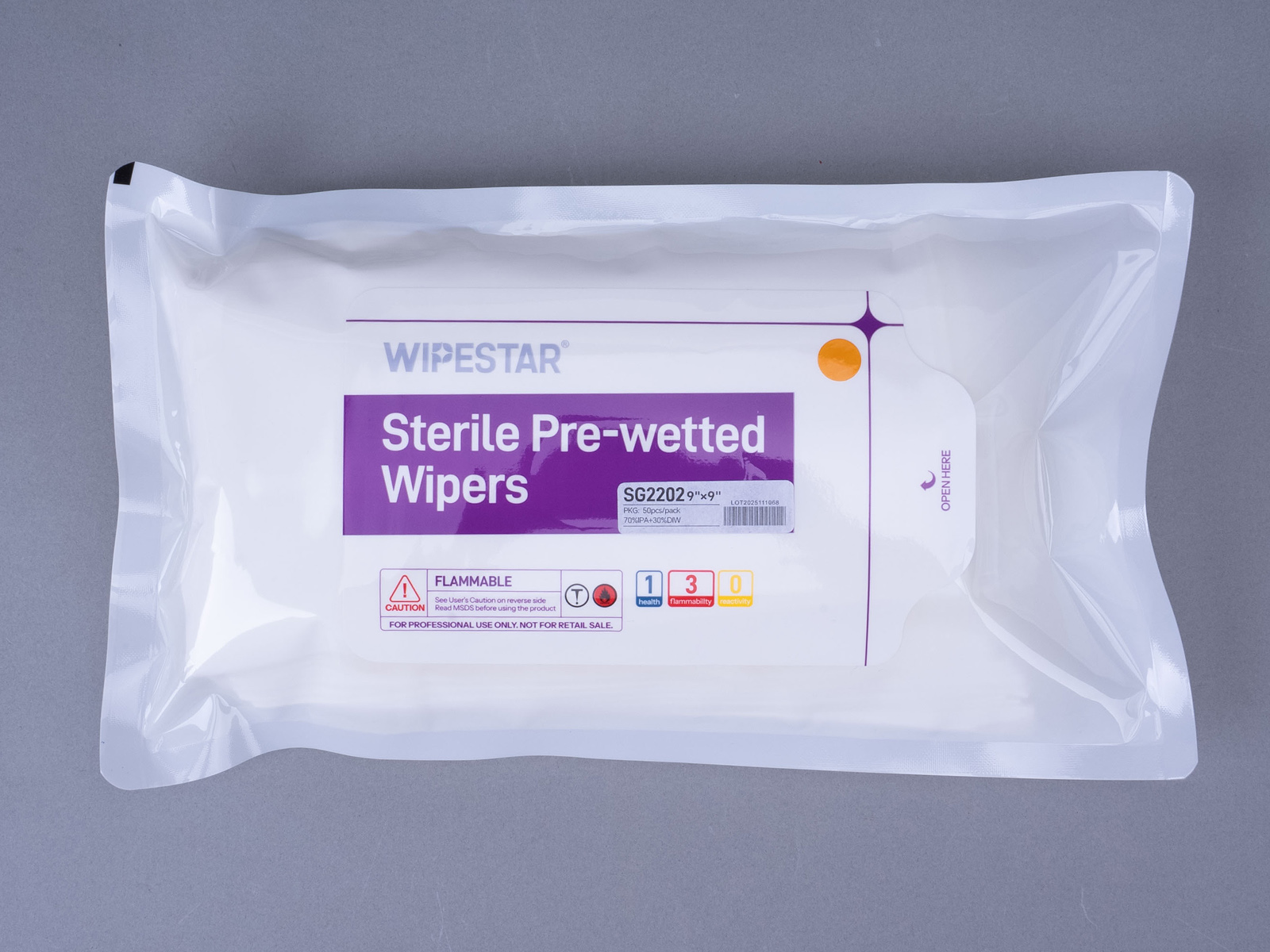 无菌超细预湿无尘布