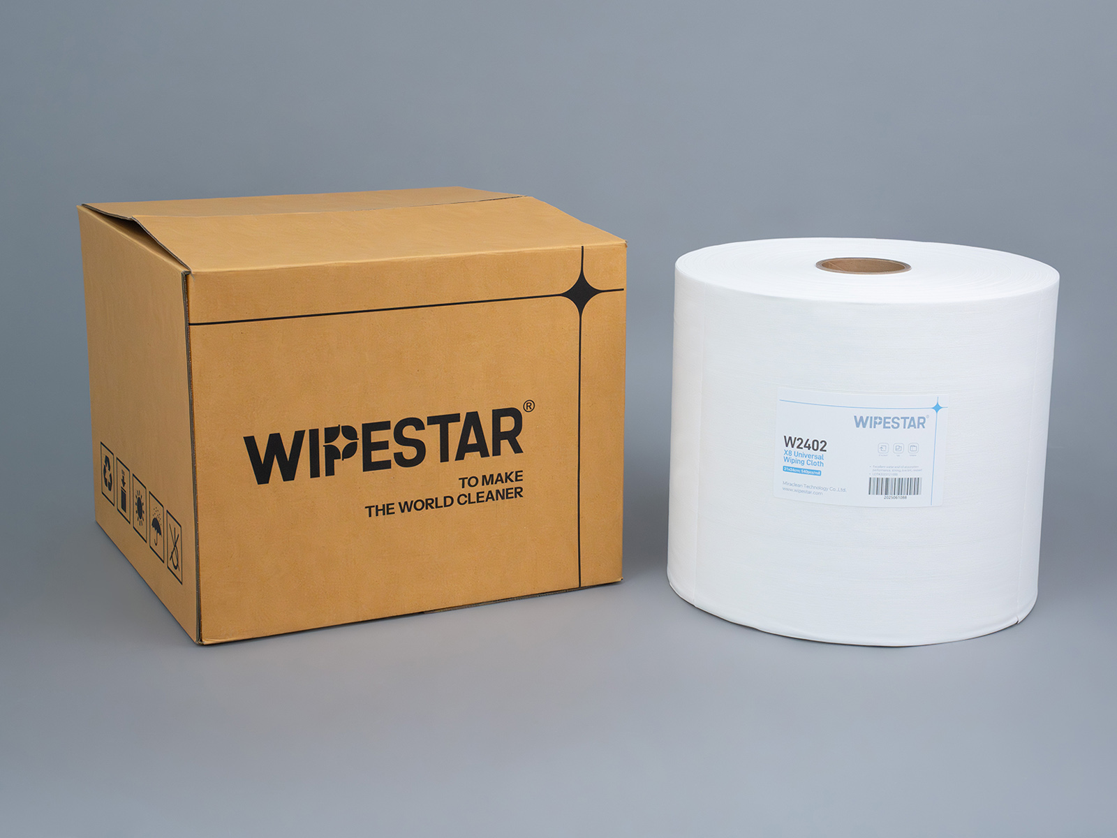 WIPESTAR® X8 W2402 卷装多用途擦拭布